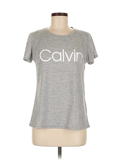 Pre-owned Calvin Klein Performance Active T-shirt In Silver