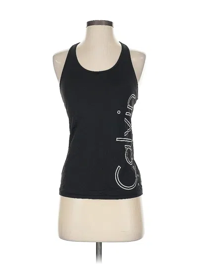 Pre-owned Calvin Klein Performance Active Tank Top In Black
