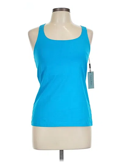 Calvin Klein Performance Active Tank Top In Blue