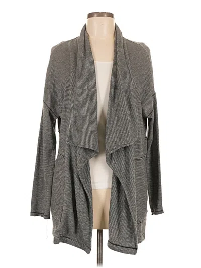Pre-owned Calvin Klein Performance Cardigan Sweater In Gray