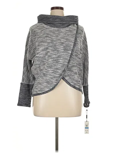 Pre-owned Calvin Klein Performance Cardigan Sweater In Gray