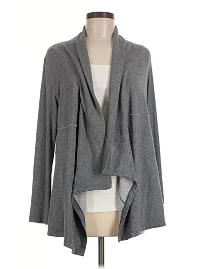 Pre-owned Calvin Klein Performance Cardigan Sweater In Gray