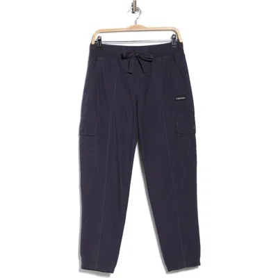 Calvin Klein Performance Cargo Joggers In Black