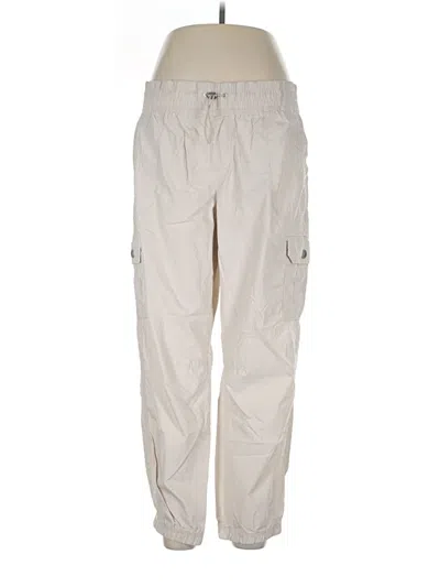 Pre-owned Calvin Klein Performance Cargo Pants In Ivory