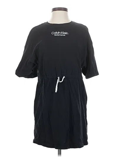 Pre-owned Calvin Klein Performance Casual Dress In Black