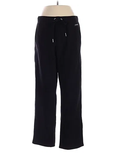 Pre-owned Calvin Klein Performance Casual Pants In Black