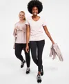 Calvin Klein Performance Women's Cotton Short-sleeve Crewneck T-shirt In Secret