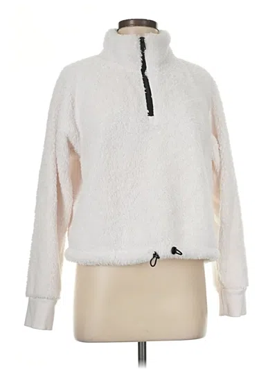 Pre-owned Calvin Klein Performance Fleece Jacket In Ivory