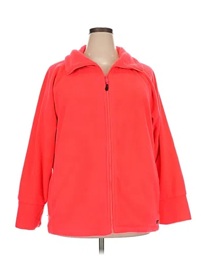 Pre-owned Calvin Klein Performance Fleece Jacket In Red