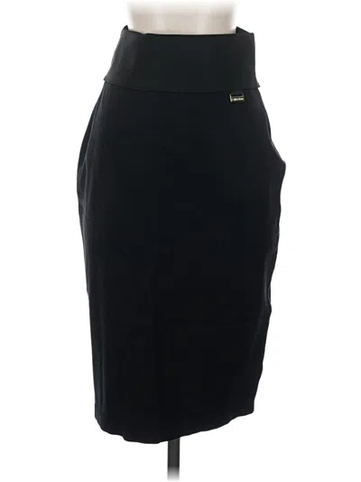 Pre-owned Calvin Klein Performance Formal Skirt In Black