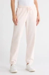 Calvin Klein Performance High Waist Relaxed Cotton Blend Sweatpants