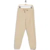 Calvin Klein Performance High Waist Relaxed Sweatpants In White Pepper