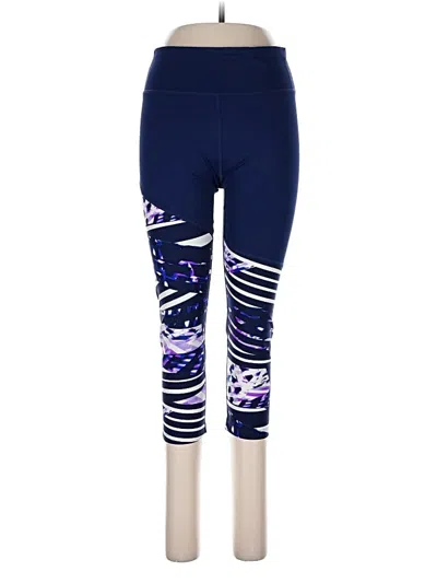 Pre-owned Calvin Klein Performance Leggings In Blue