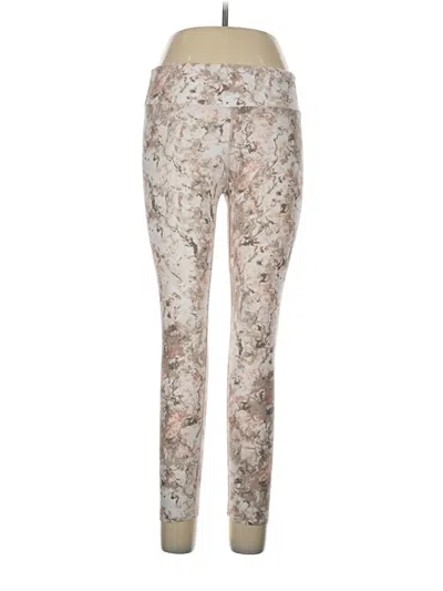 Pre-owned Calvin Klein Performance Leggings In Ivory