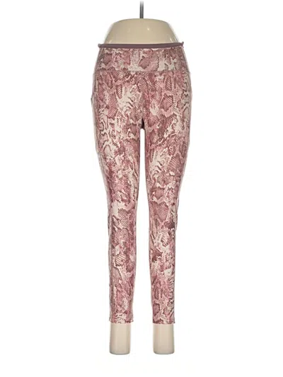 Pre-owned Calvin Klein Performance Leggings In Pink
