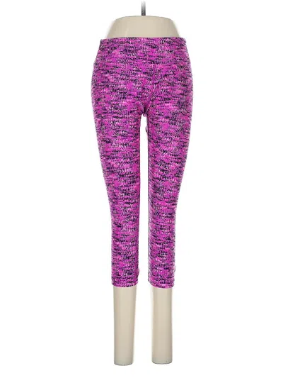 Pre-owned Calvin Klein Performance Leggings In Purple