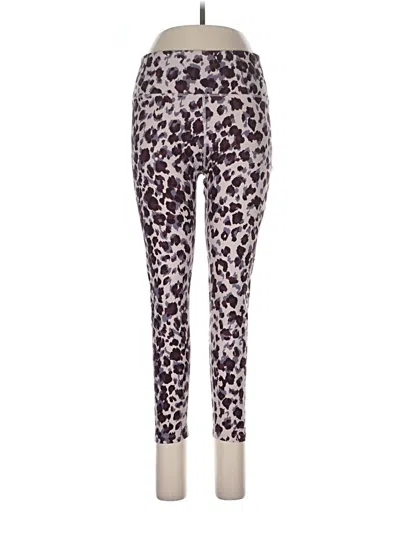 Pre-owned Calvin Klein Performance Leggings In Purple