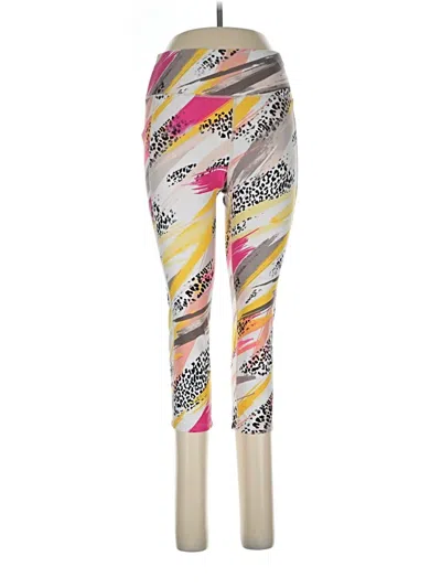 Pre-owned Calvin Klein Performance Leggings In Yellow