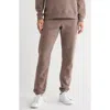 Calvin Klein Performance Logo Patch Slim Fit Sweatpants In Brown