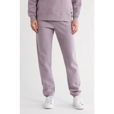 Calvin Klein Performance Logo Patch Slim Fit Sweatpants In Purple