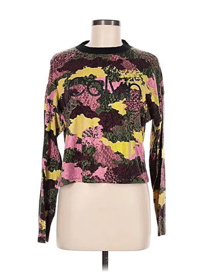 Pre-owned Calvin Klein Performance Long Sleeve T-shirt In Pink