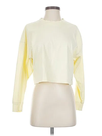 Pre-owned Calvin Klein Performance Long Sleeve T-shirt In Yellow