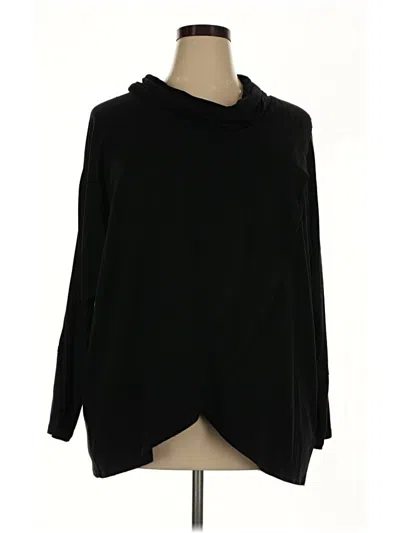 Pre-owned Calvin Klein Performance Poncho In Black