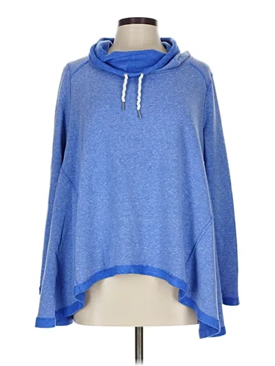 Pre-owned Calvin Klein Performance Poncho In Blue