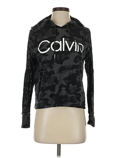 Pre-owned Calvin Klein Performance Pullover Hoodie In Black