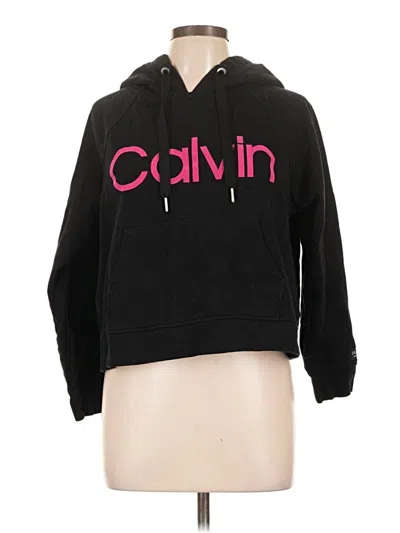 Pre-owned Calvin Klein Performance Pullover Hoodie In Black