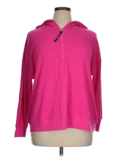 Pre-owned Calvin Klein Performance Pullover Hoodie In Pink
