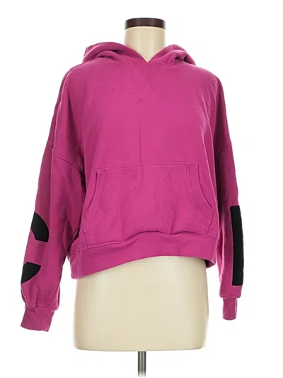 Pre-owned Calvin Klein Performance Pullover Hoodie In Pink