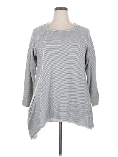 Pre-owned Calvin Klein Performance Pullover Sweater In Gray