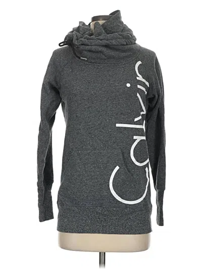 Pre-owned Calvin Klein Performance Pullover Sweater In Gray