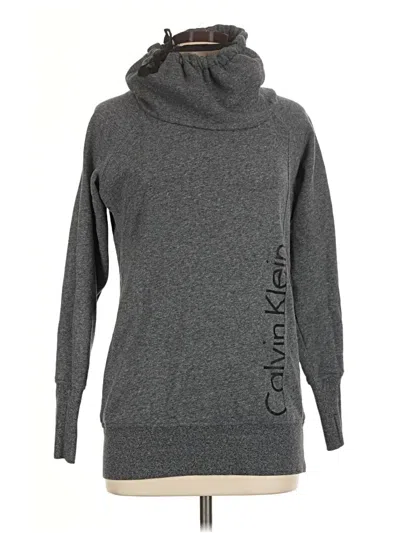 Pre-owned Calvin Klein Performance Pullover Sweater In Gray