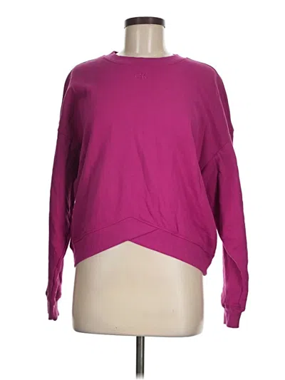 Pre-owned Calvin Klein Performance Pullover Sweater In Pink