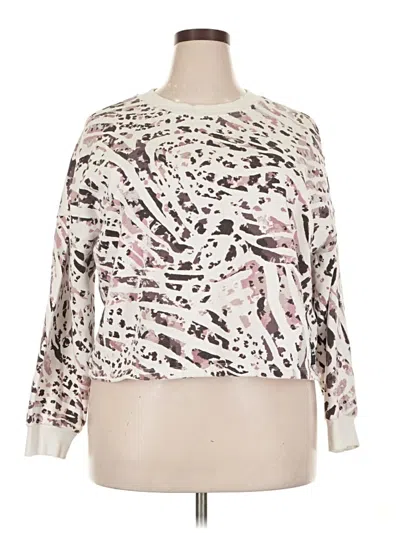 Pre-owned Calvin Klein Performance Pullover Sweater In White