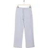 Calvin Klein Performance Relaxed High Waist Pants In Pearl Grey Heather