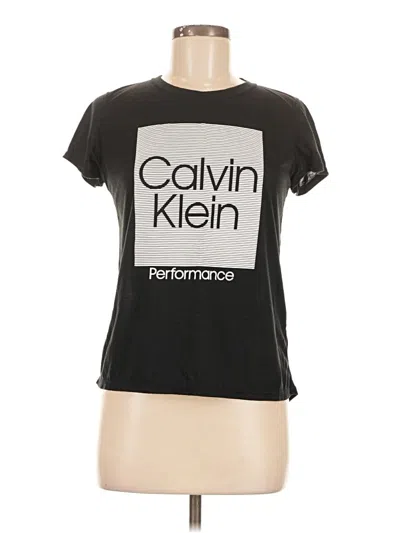 Pre-owned Calvin Klein Performance Short Sleeve T-shirt In Black