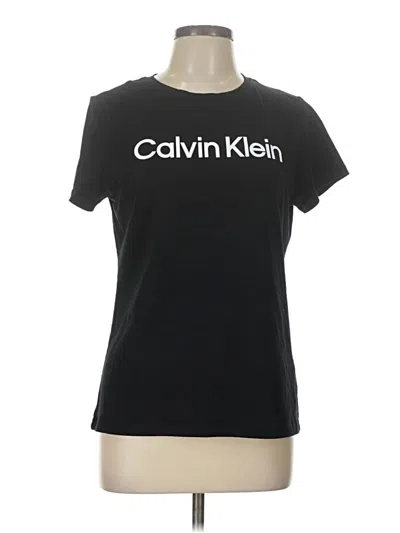 Pre-owned Calvin Klein Performance Short Sleeve T-shirt In Black