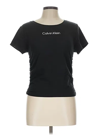 Pre-owned Calvin Klein Performance Short Sleeve T-shirt In Black