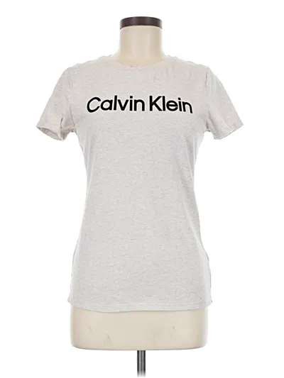 Pre-owned Calvin Klein Performance Short Sleeve T-shirt In Gray