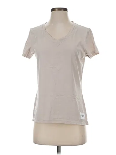 Pre-owned Calvin Klein Performance Short Sleeve T-shirt In Ivory