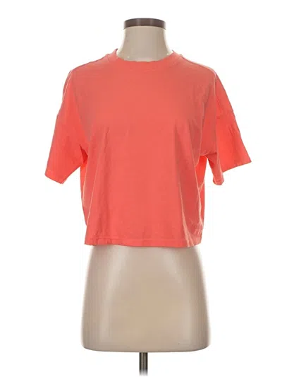 Pre-owned Calvin Klein Performance Short Sleeve T-shirt In Orange