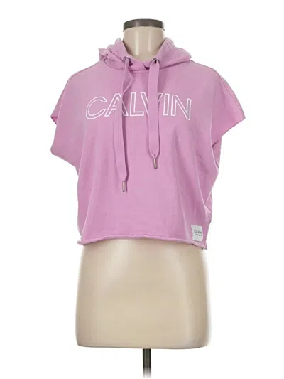 Pre-owned Calvin Klein Performance Short Sleeve T-shirt In Purple