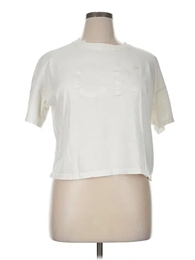 Pre-owned Calvin Klein Performance Short Sleeve T-shirt In White