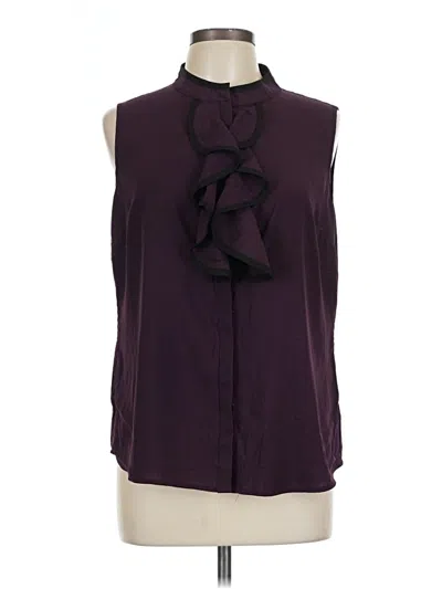 Pre-owned Calvin Klein Performance Sleeveless Blouse In Purple