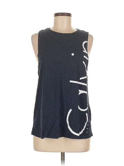 Pre-owned Calvin Klein Performance Sleeveless T-shirt In Gray