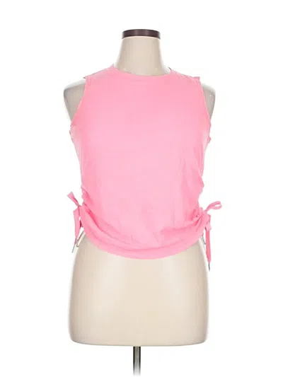 Pre-owned Calvin Klein Performance Sleeveless T-shirt In Pink