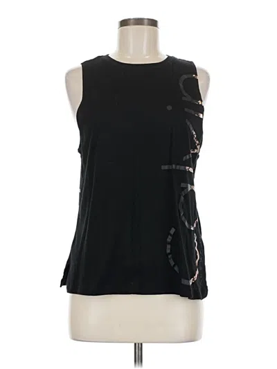 Pre-owned Calvin Klein Performance Sleeveless T-shirt In Black